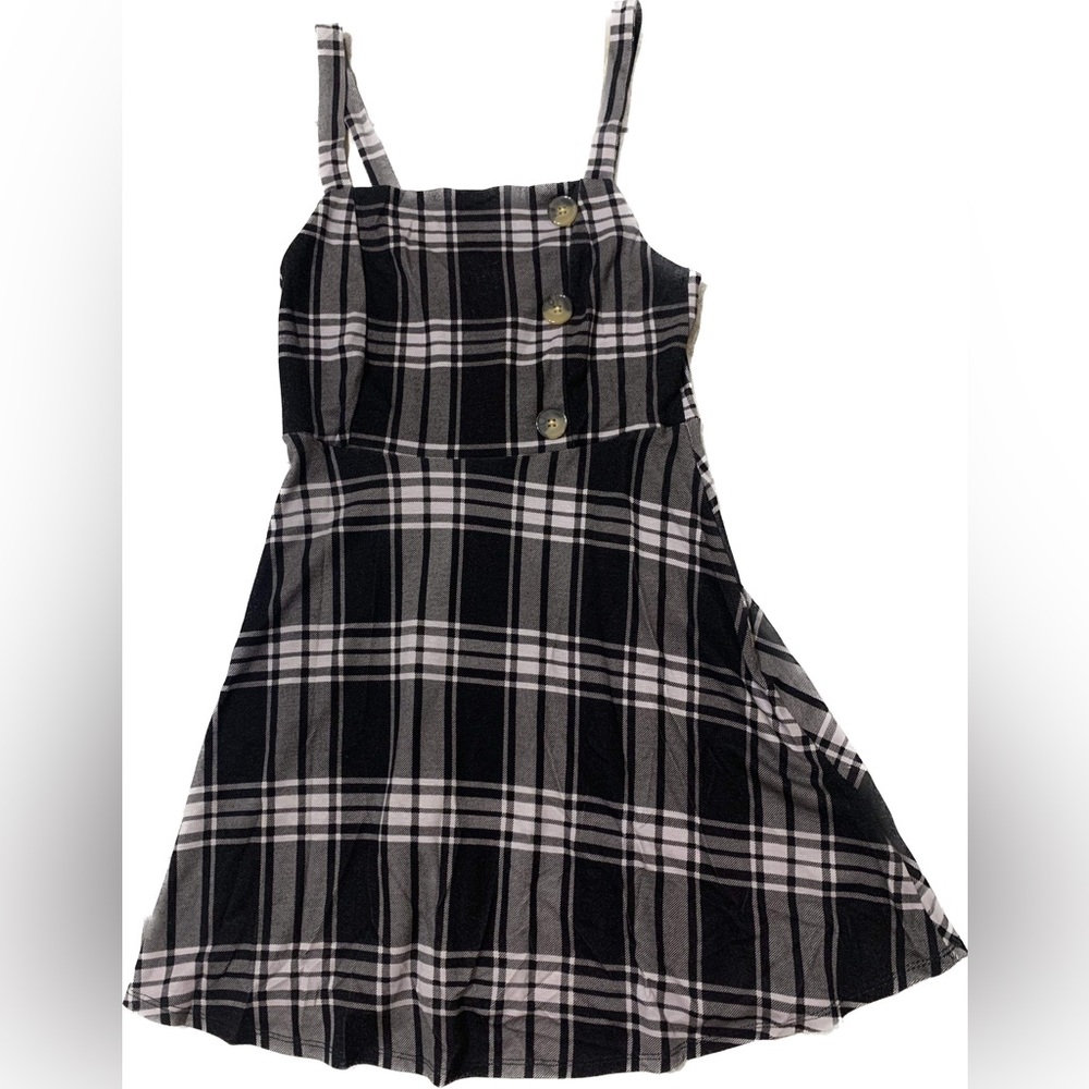 BNWT Plaid Grunge Mini dress
